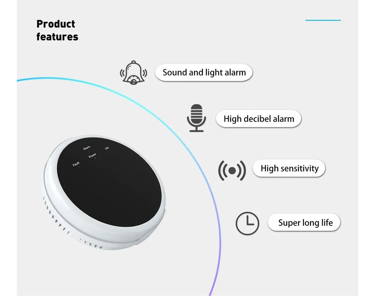 Detector Sensor Gas Natural Humo