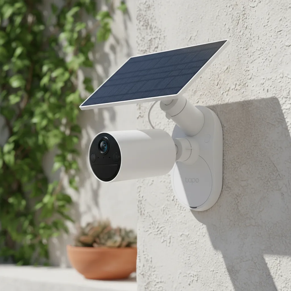 Cámara Solar Inalámbrica Tapo 1080p Para Exteriores