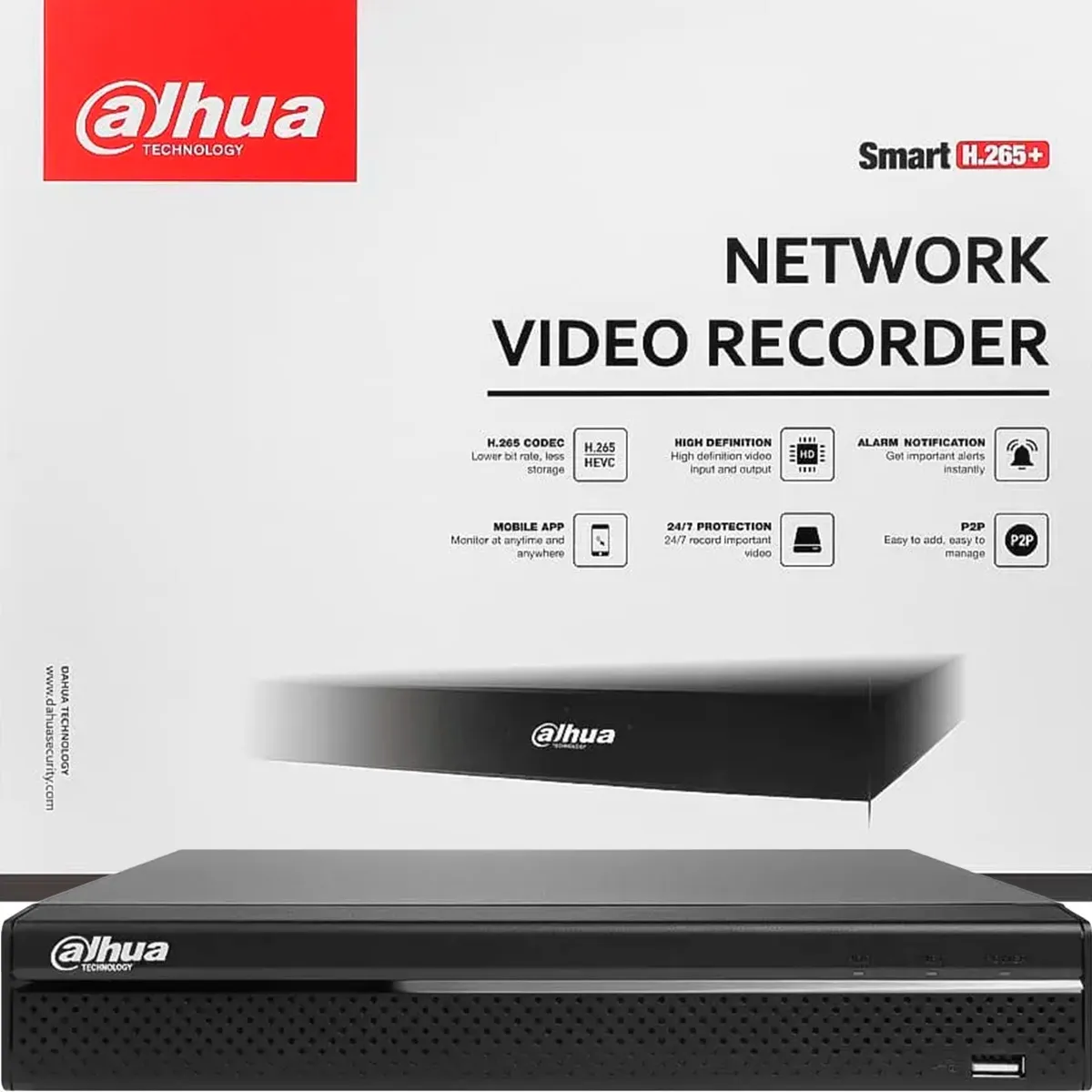 NVR Dahua De 8 Canales PoE 4K/8mpx